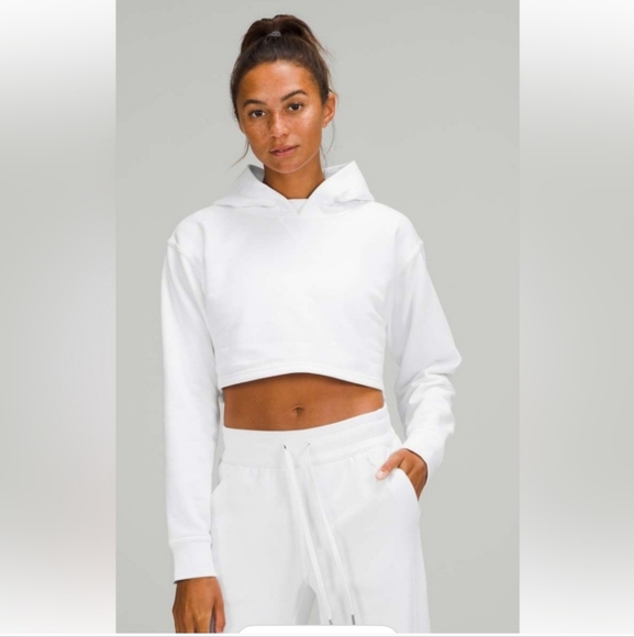 lululemon athletica Tops - LULULEMON CROP ALL YOURS HOODIE